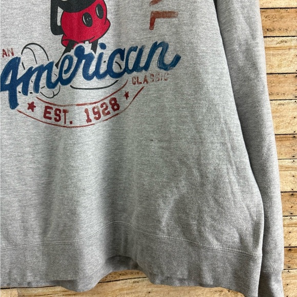 Disney Mickey’s Classic 1928 Pullover Sweater Gray Size lg Unisex - Picture 3 of 5